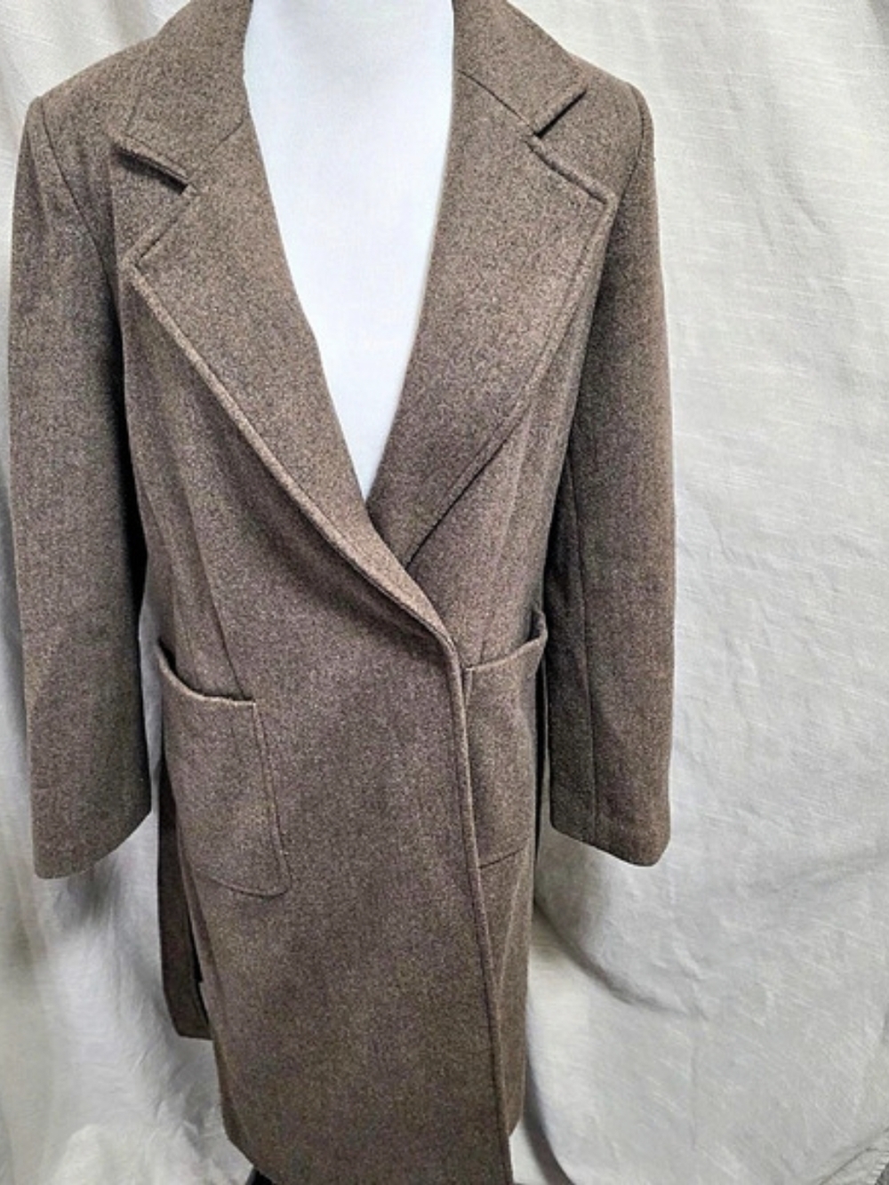 Sam Edelman Belted Brown Trench Coat Size Small Like New